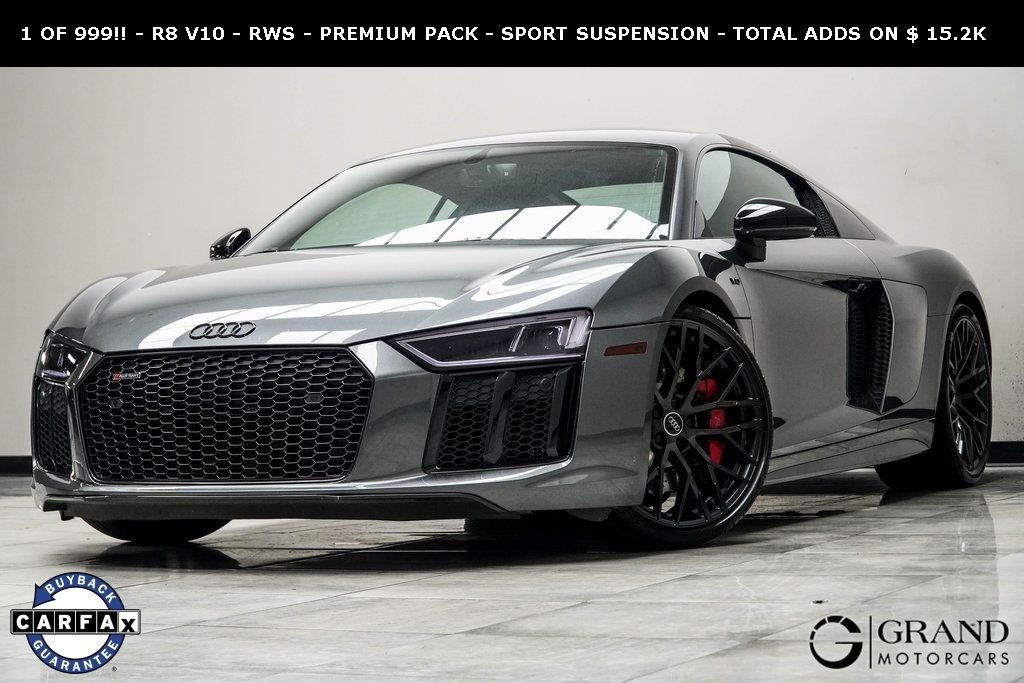 Used 2018 Audi R8 Base with VIN WUABAAFXXJ7901968 for sale in Kennesaw, GA