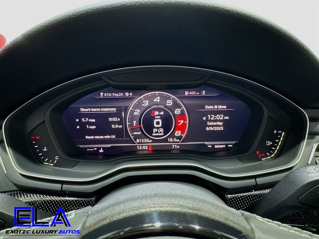 2018 Audi S4 SUPER WELL KEPT! REALLY CLEAN! CARBON PAK! BLACK OPTIC! PAK - 22886109 - 37