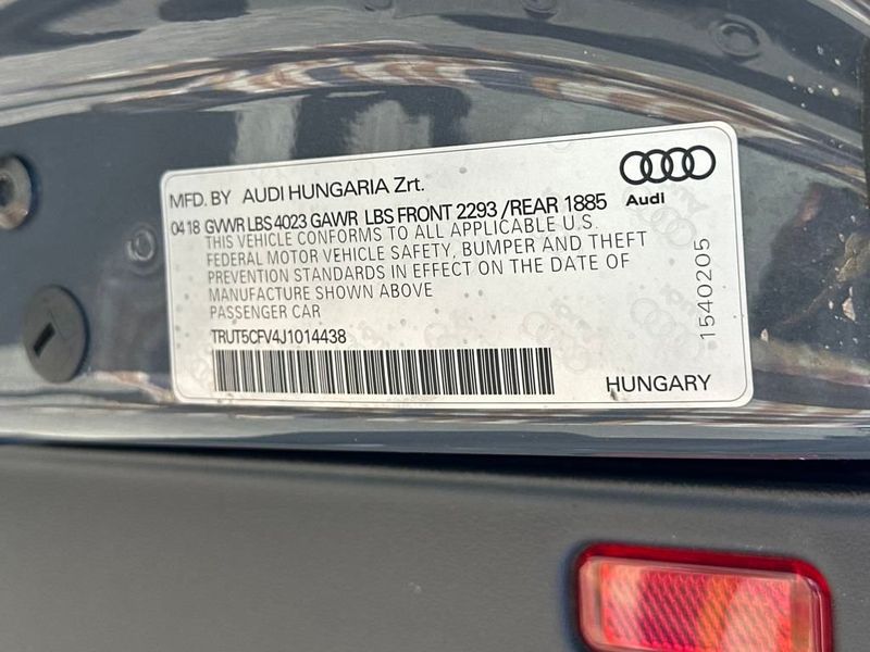 2018 Audi TT Roadster 2.0 TFSI - 22922915 - 20