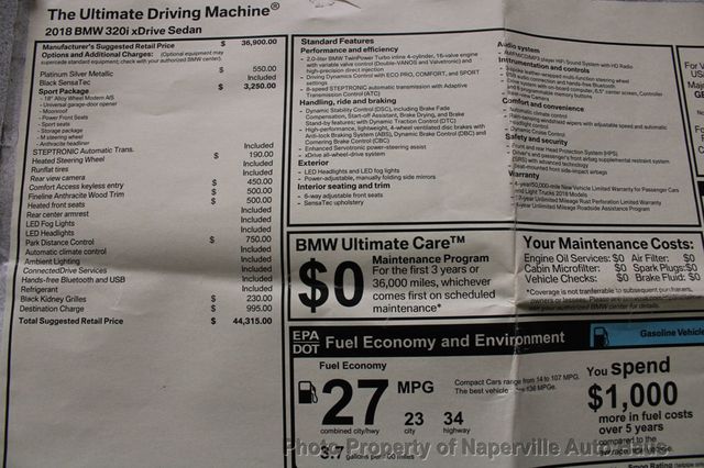 2018 BMW 3 Series 320i xDrive - 23038447 - 36