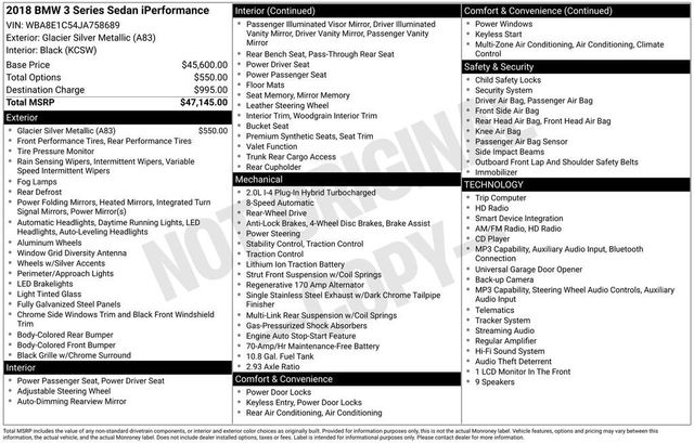 2018 BMW 3 Series 330e iPerformance Plug-In Hybrid - 23021339 - 5