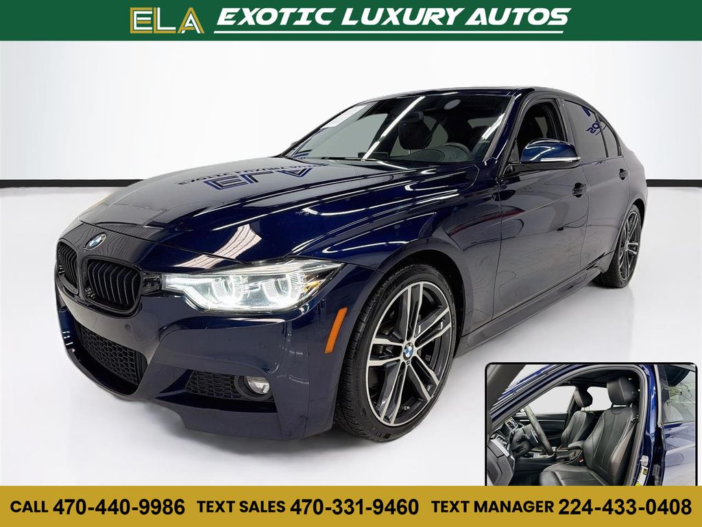 2018 BMW 3 Series Tanzanite Blue Metallic! Dakota Leather Upholstery! PARK ASSIST! - 23055161 - 0