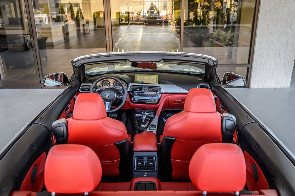 2018 BMW 4 Series 430i CONVERTIBLE - WHITE ON RED - NAV - BACKUP CAM - BEAUTIFUL - 23096161 - 16
