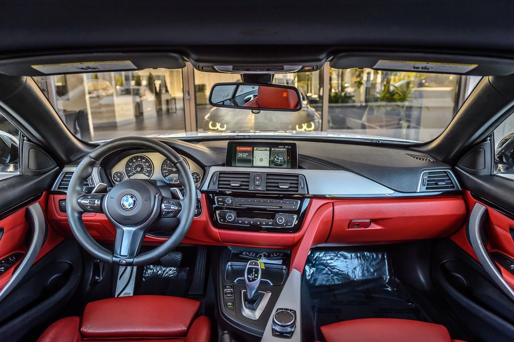 2018 BMW 4 Series 430i CONVERTIBLE - WHITE ON RED - NAV - BACKUP CAM - BEAUTIFUL - 23096161 - 2