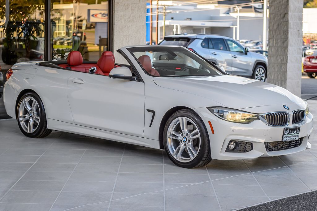2018 BMW 4 Series 430i CONVERTIBLE - WHITE ON RED - NAV - BACKUP CAM - BEAUTIFUL - 23096161 - 4