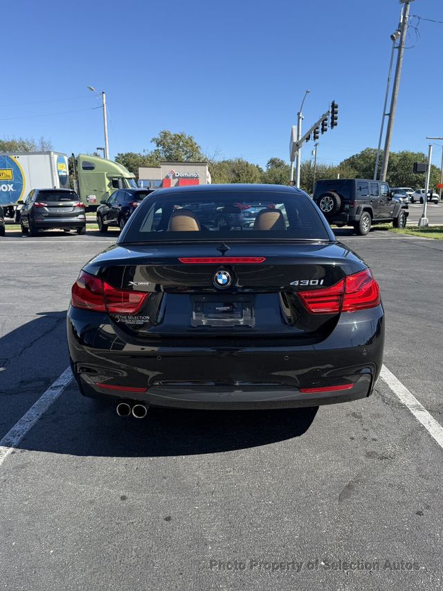 2018 BMW 4 Series 430I xDRIVE CONVERTIBLE w/M-SPORT & PREMIUM PACKAGES - 23094585 - 17