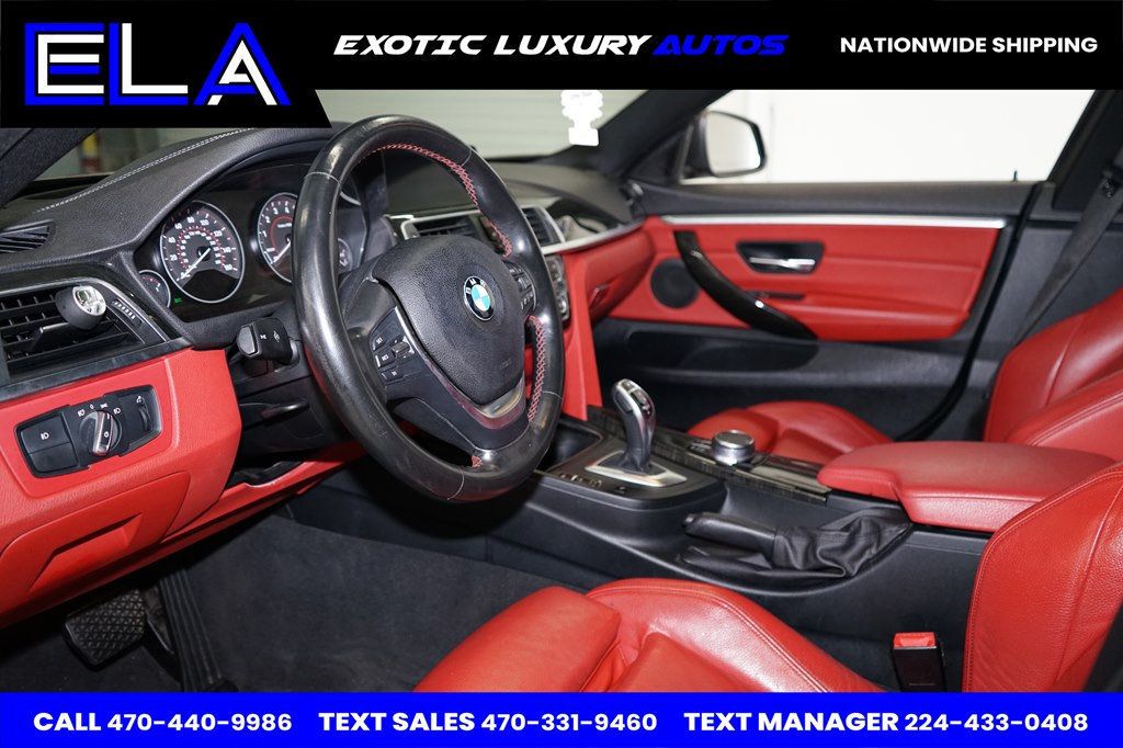 2018 BMW 4 Series 430I XDRIVE GRAN COUPE RED GUTS! NAVIGATION! FRESH TIRES  - 22782091 - 22