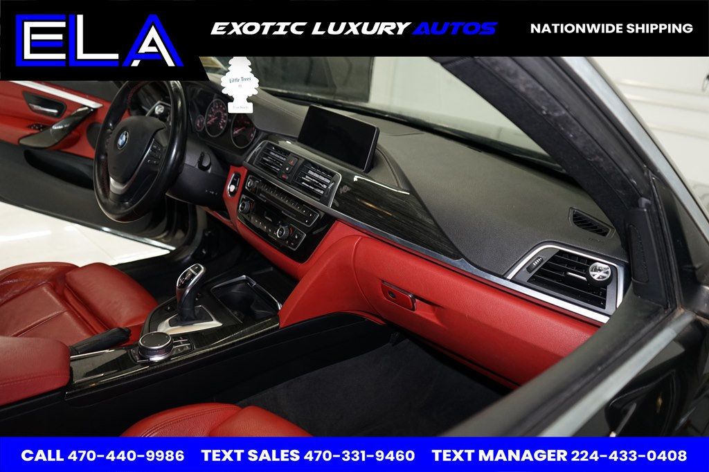 2018 BMW 4 Series 430I XDRIVE GRAN COUPE RED GUTS! NAVIGATION! FRESH TIRES  - 22782091 - 32