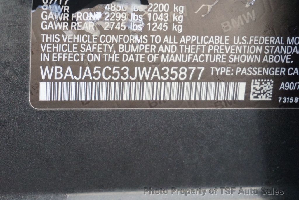 2018 BMW 5 Series 530i - 22975378 - 42