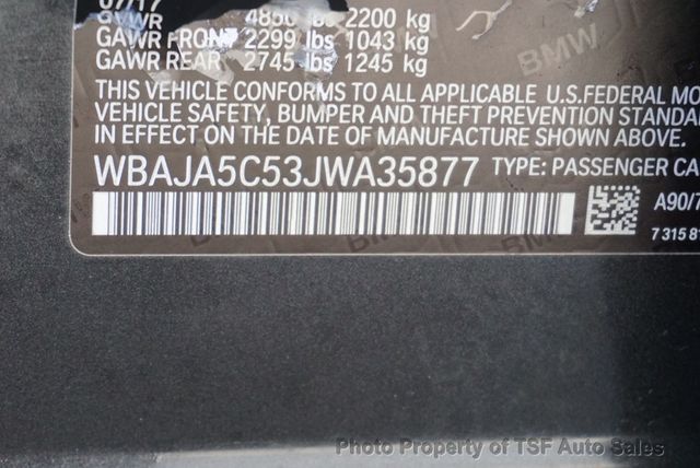 2018 BMW 5 Series 530i - 22975378 - 42