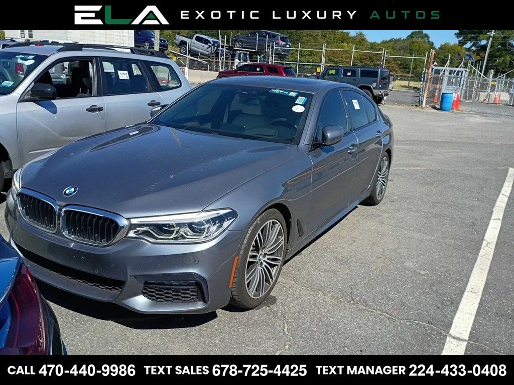 2018 BMW 5 Series Dakota Leather Upholstery! Driving Assistance Package! M PAK! - 23100095 - 0