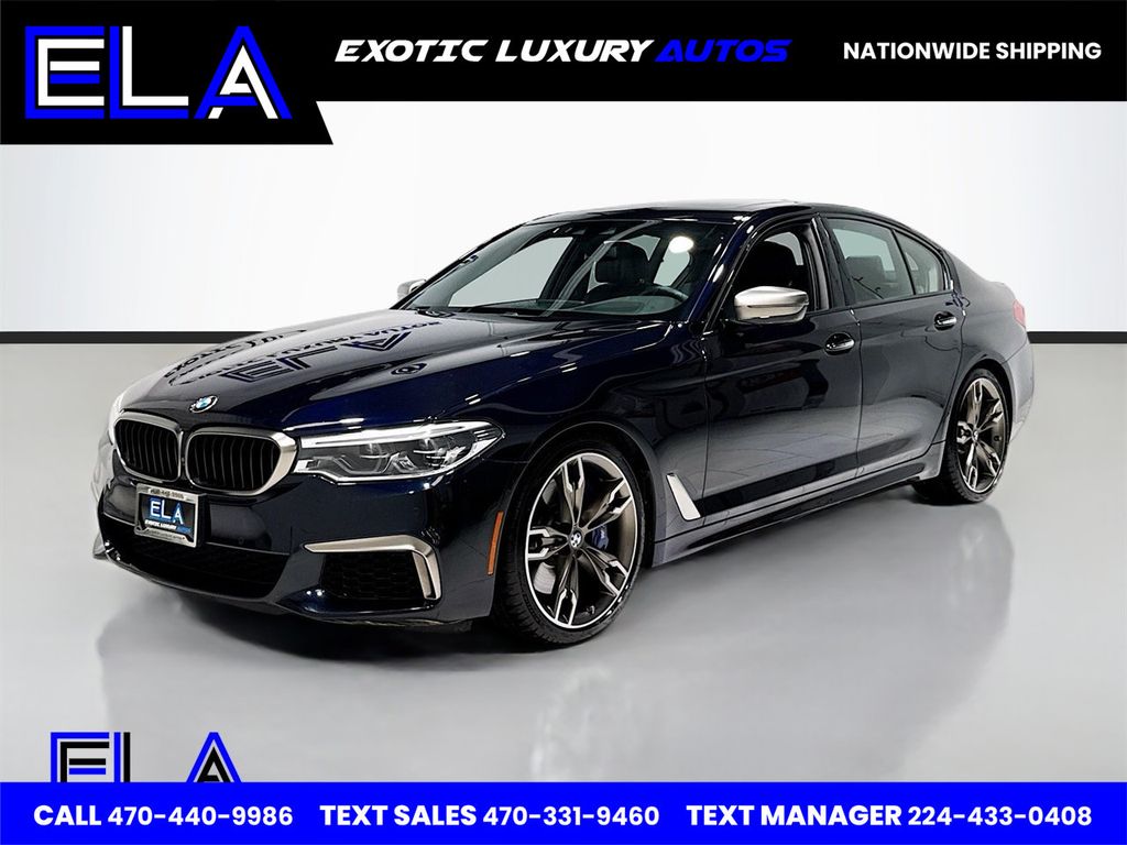 2018 BMW 5 Series LOOK AT CARFAX! EVERY SERVICE DONE AT BMW DEALER! MASSAGE SEATS - 22919405 - 0
