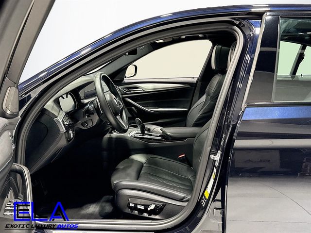 2018 BMW 5 Series LOOK AT CARFAX! EVERY SERVICE DONE AT BMW DEALER! MASSAGE SEATS - 22919405 - 21
