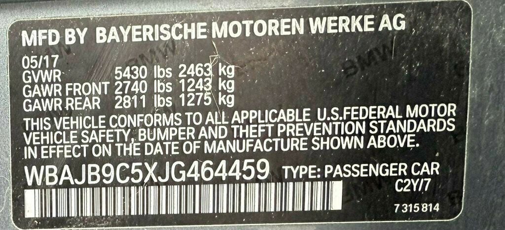 2018 BMW 5 Series M550i xDrive - 22704480 - 48