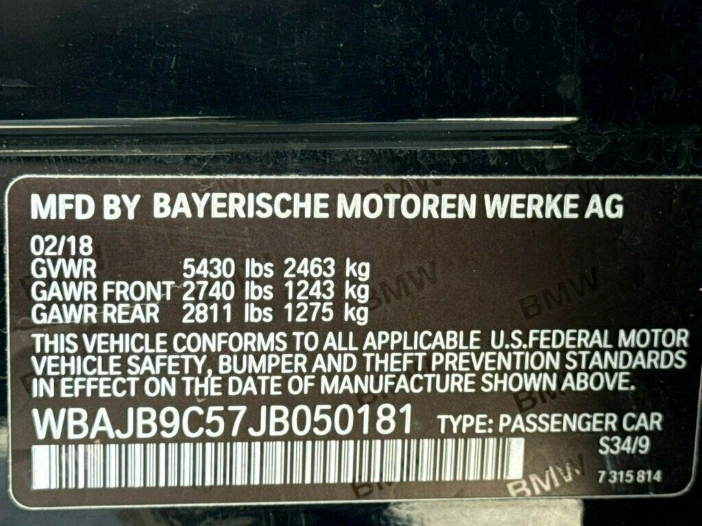 2018 BMW 5 Series M550i xDrive - 23014864 - 45