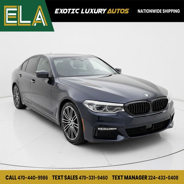 2018 BMW 5 Series X-DRIVE! BLUE CALIP! HARMON! CARPLAY! DRIVER ASSIST! M PACK!  - 22945989 - 0
