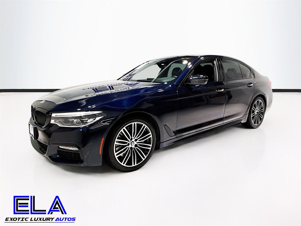 2018 BMW 5 Series X-DRIVE! BLUE CALIP! HARMON! CARPLAY! DRIVER ASSIST! M PACK!  - 22945989 - 1