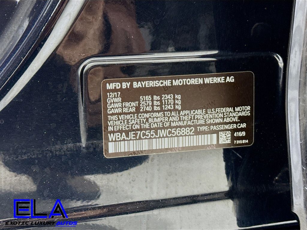 2018 BMW 5 Series X-DRIVE! BLUE CALIP! HARMON! CARPLAY! DRIVER ASSIST! M PACK!  - 22945989 - 30