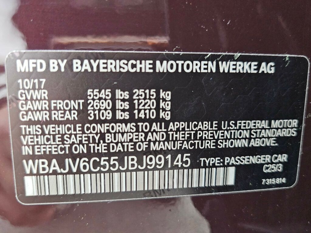 2018 BMW 6 Series 640i xDrive Gran Turismo - 22990095 - 48