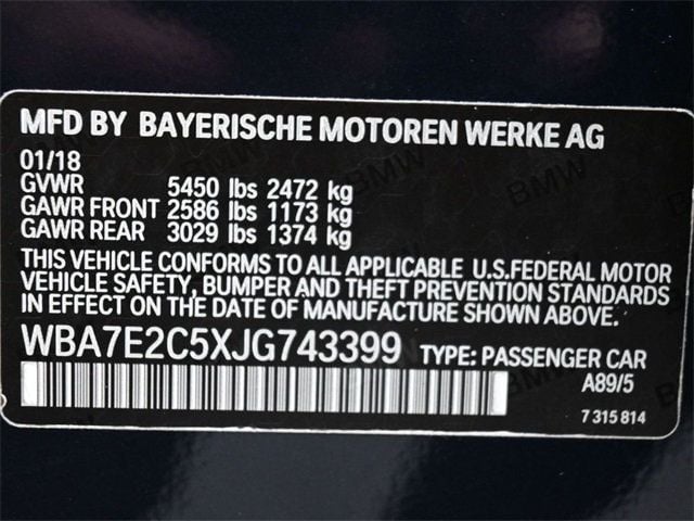 2018 BMW 7 Series 740i - 22941754 - 7
