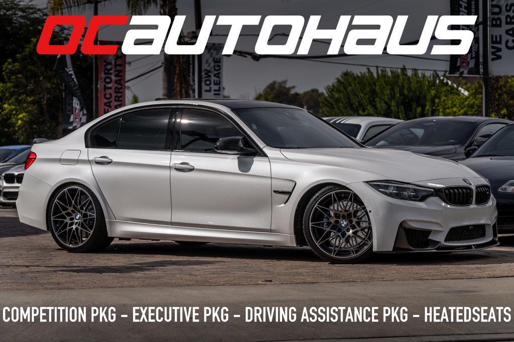 2018 BMW M3 COMPETITION/EXECUTIVE PACKAGE! - 22641373 - 0