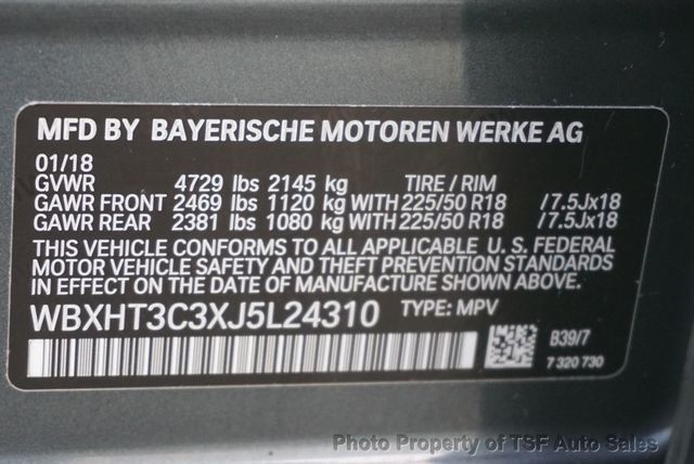 2018 BMW X1 xDrive28i Sports Activity Vehicle NAVI REAR CAM PANO ROOF LOADED - 22984674 - 34