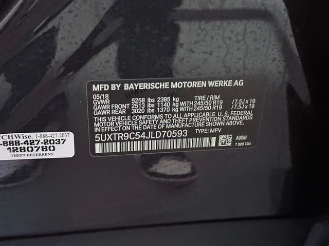 2018 BMW X3 xDrive30i - 23010651 - 50