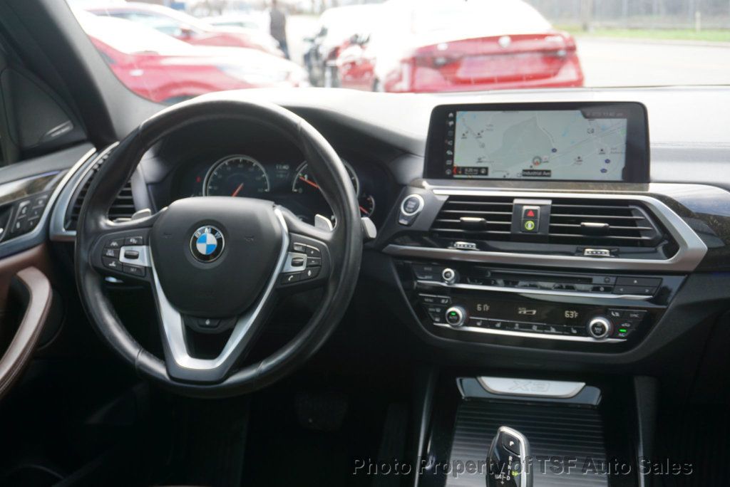 2018 BMW X3 xDrive30i DRIVER ASSIST/HUD/NAVI/360 CAMS/HOT&COOL SEATS/XENONS  - 23007118 - 19