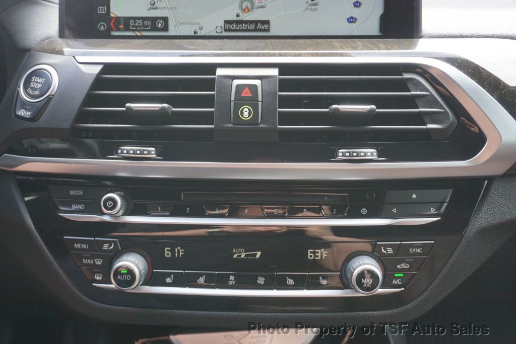 2018 BMW X3 xDrive30i DRIVER ASSIST/HUD/NAVI/360 CAMS/HOT&COOL SEATS/XENONS  - 23007118 - 37