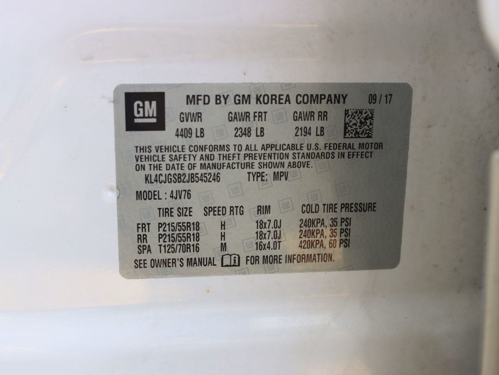 2018 Buick Encore AWD 4dr Essence - 23012953 - 31