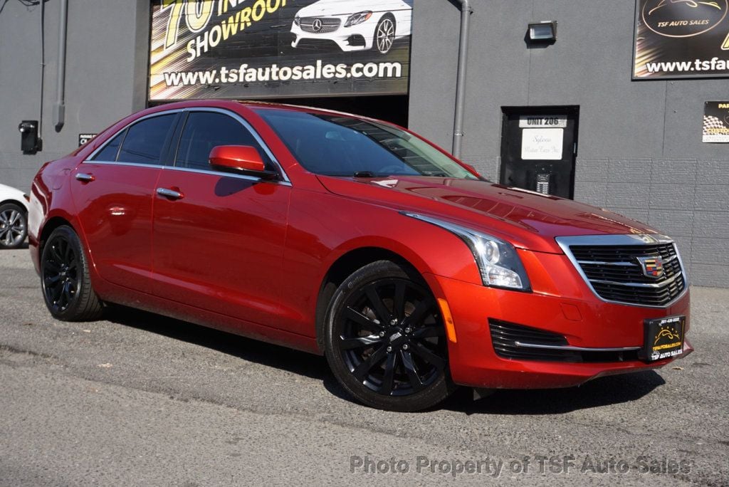 2018 Cadillac ATS Sedan 4dr Sedan 2.0L AWD APPLE/ANDR CARPLAY REAR CAM LEATHER SUNROOF  - 22652326 - 0