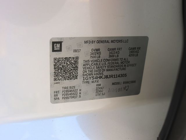 2018 Cadillac Escalade ESV 4WD 4dr Luxury - 23052631 - 36