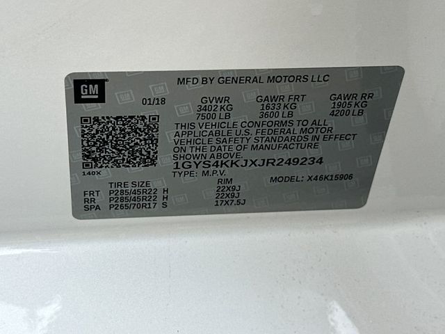 2018 Cadillac Escalade ESV 4WD 4dr Platinum - 22980793 - 22