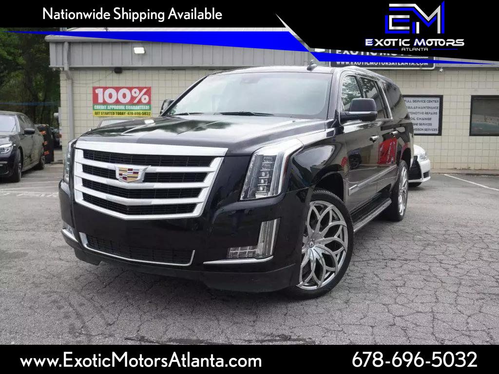 2018 Cadillac Escalade ESV FULLY LOADED, ESV LWB, 24" WHEELS, NAVI, BT, SURROUND VIEW CAM!! - 22382847 - 0