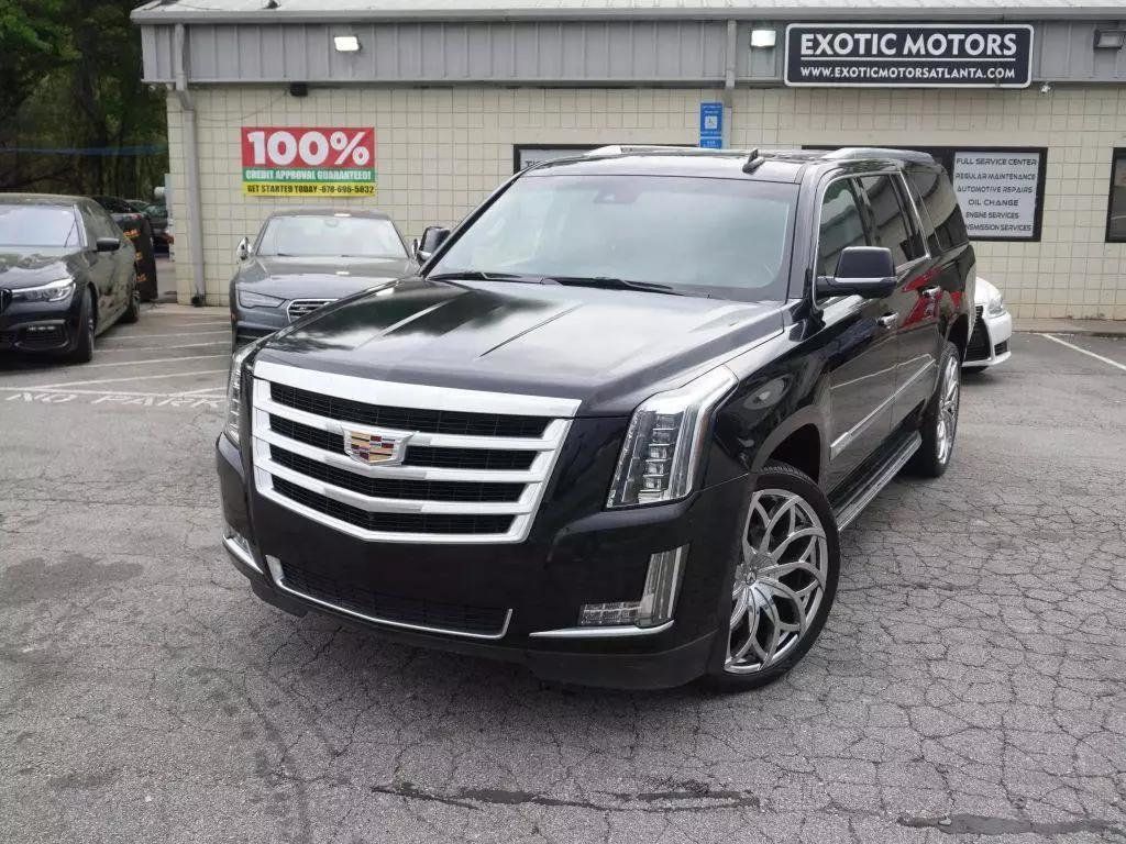 2018 Cadillac Escalade ESV FULLY LOADED, ESV LWB, 24" WHEELS, NAVI, BT, SURROUND VIEW CAM!! - 22382847 - 1