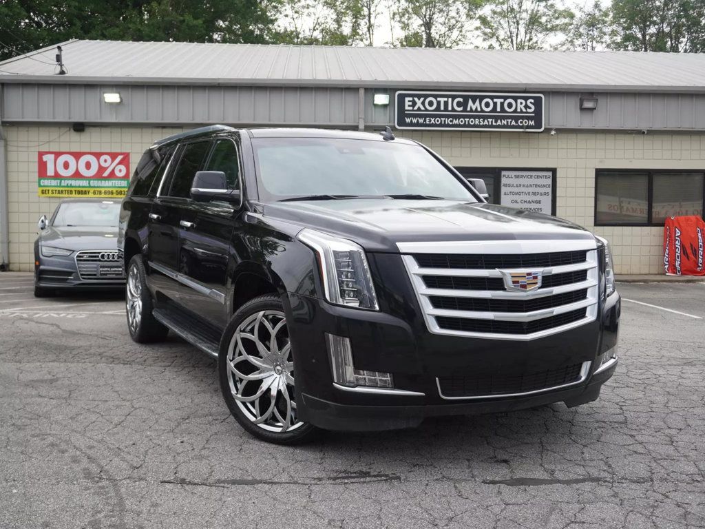 2018 Cadillac Escalade ESV FULLY LOADED, ESV LWB, 24" WHEELS, NAVI, BT, SURROUND VIEW CAM!! - 22382847 - 47