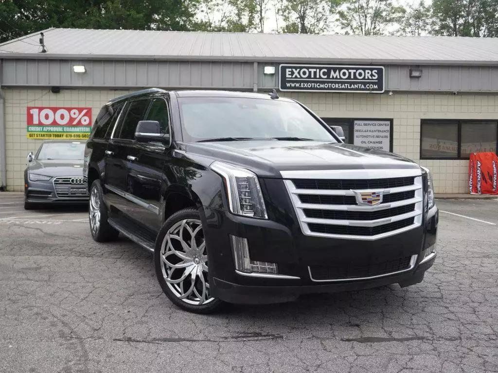 2018 Cadillac Escalade ESV FULLY LOADED, ESV LWB, 24" WHEELS, NAVI, BT, SURROUND VIEW CAM!! - 22382847 - 4