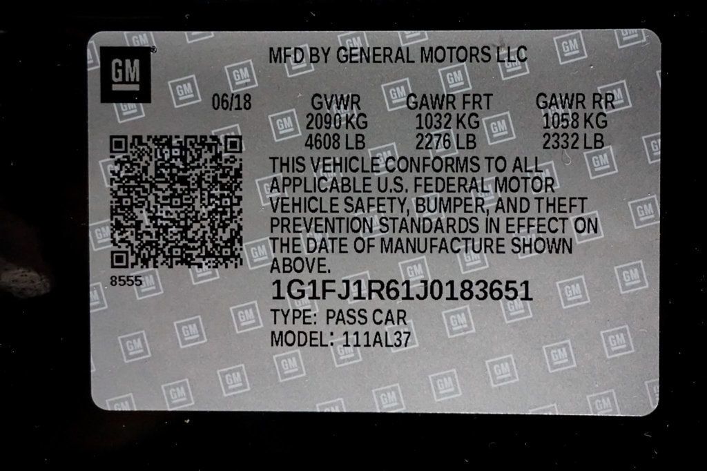 2018 Chevrolet Camaro *1LE Track Package* *6-Speed Manual* *Only 28 Miles* - 22894250 - 19