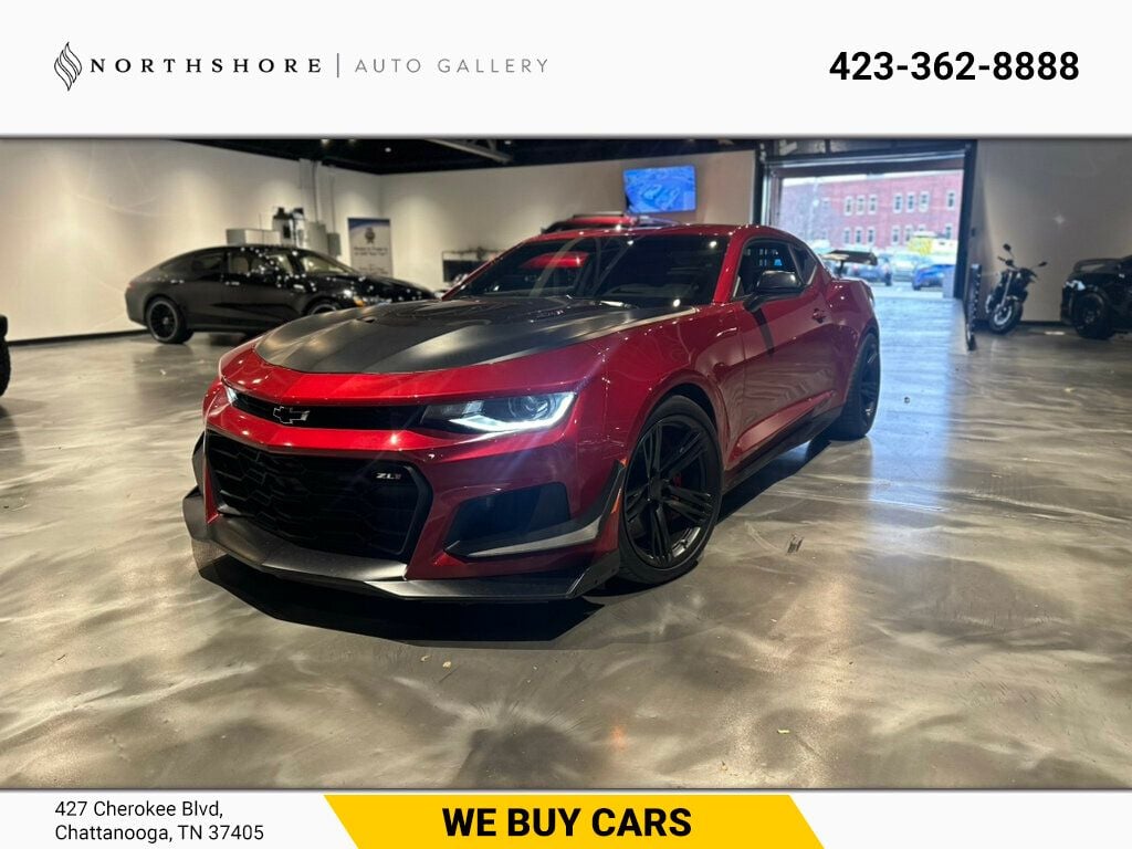 2018 Chevrolet Camaro ZL1/6SpeedManual/1LE ExtremeTrackPack/Htd&CldSeats/RecaroSeats - 22715505 - 0