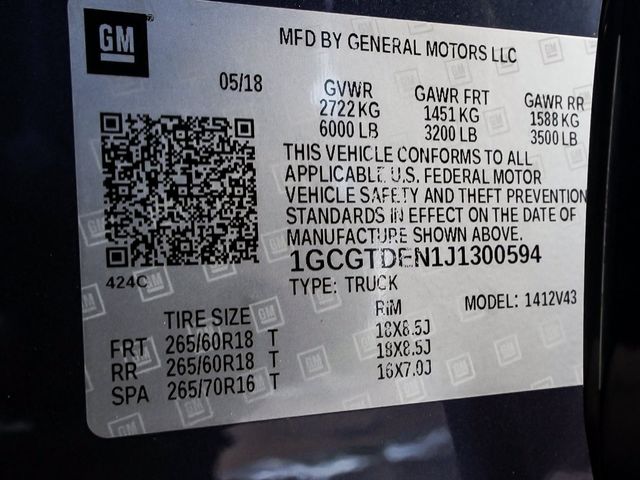 2018 Chevrolet Colorado Z71 - 23077515 - 13