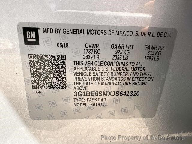 2018 Chevrolet CRUZE 4dr Hatchback 1.4L LT w/1SD - 22451378 - 16