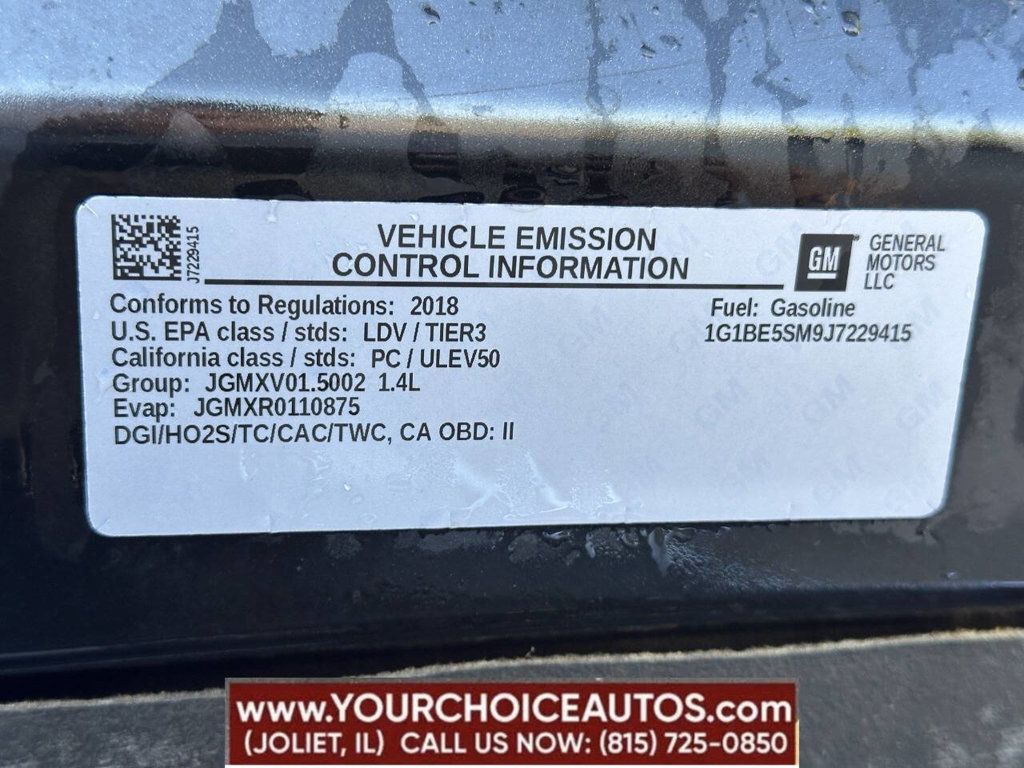 2018 Chevrolet CRUZE 4dr Sedan 1.4L LT w/1SD - 22845053 - 27