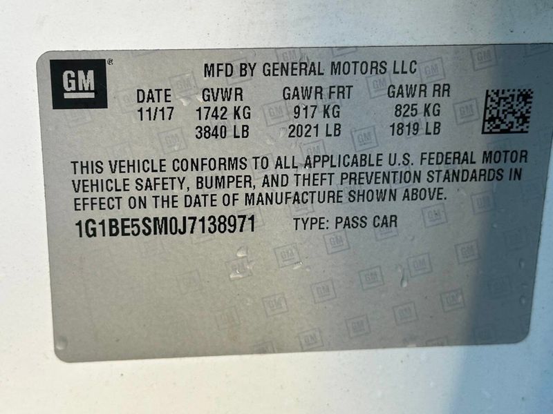 2018 Chevrolet CRUZE 4dr Sedan 1.4L LT w/1SD - 22873770 - 16