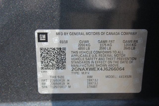 2018 Chevrolet Equinox AWD 4dr Premier w/2LZ - 22894124 - 30