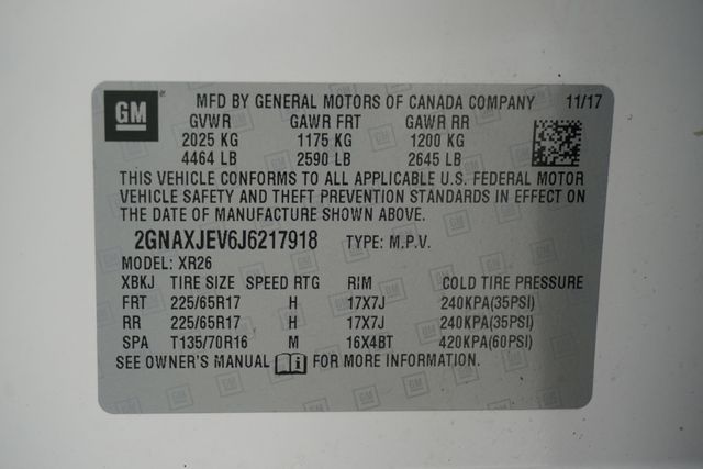 2018 Chevrolet Equinox LT - 22966278 - 30