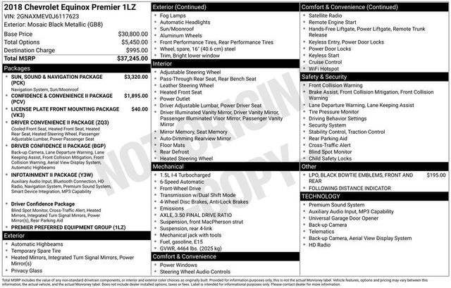 2018 Chevrolet Equinox Premier - 23027321 - 5