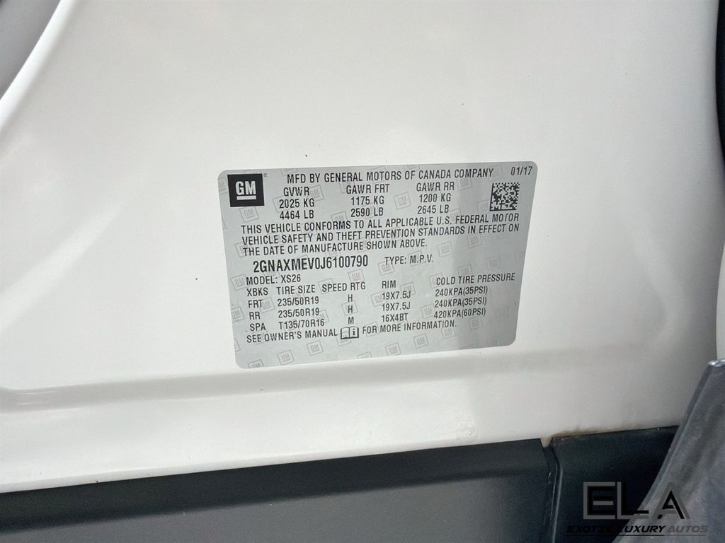 2018 Chevrolet Equinox PREMIER - 23047789 - 34