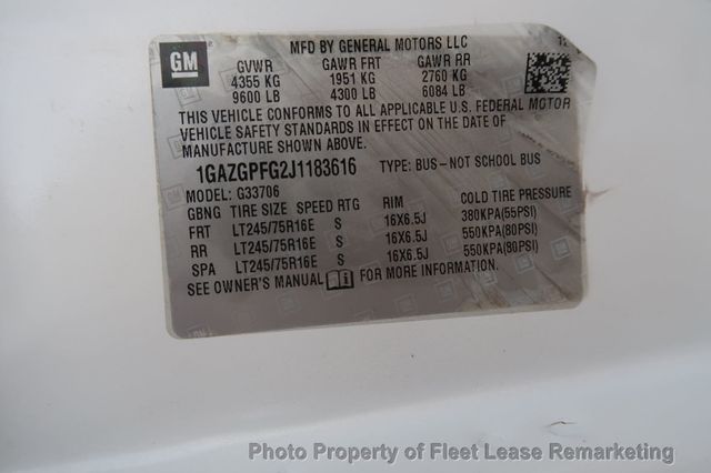 2018 Chevrolet Express Passenger Express 3500 15 Pass Van 155" WB - 23056604 - 13