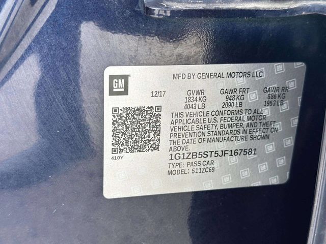 2018 Chevrolet Malibu 4dr Sedan LS w/1LS - 23045965 - 24