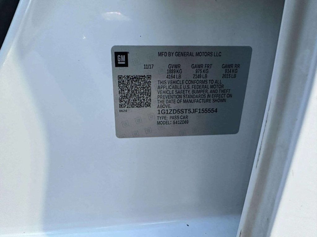 2018 Chevrolet Malibu 4dr Sedan LT w/1LT - 22968403 - 29